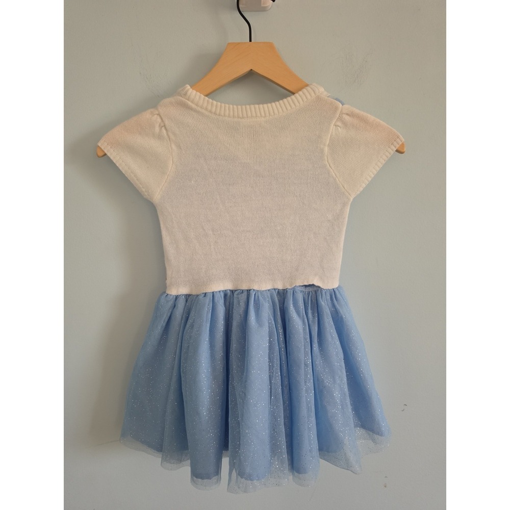 Wizard of Oz Toddler Girl Dorothy Cosplay Sweater Dress 4T - Picture 4 of 5